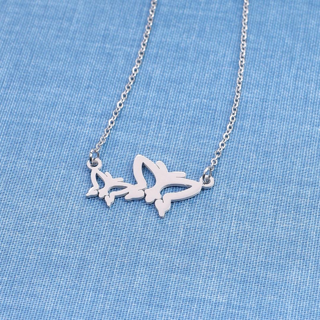 Butterflies-Stainless-Steel-Princess-Necklace- (3)