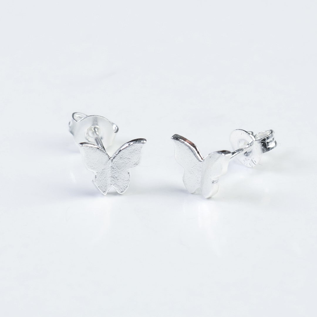 Butterfly-Shaped-Sterling-Silver-Stud-Earrings- (1)