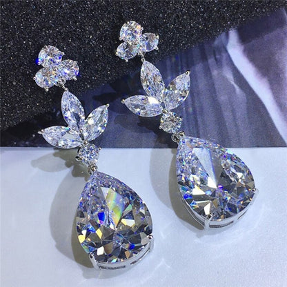 Classy-Bridal-Cubic-Zirconia-Teardrop-Earrings- (16)