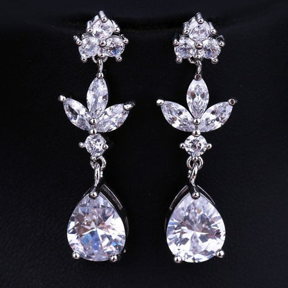 Classy-Bridal-Cubic-Zirconia-Teardrop-Earrings- (8)