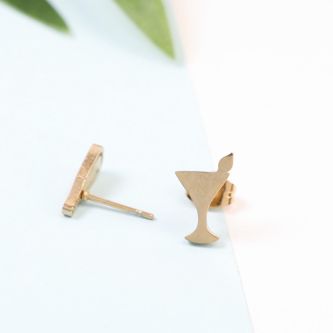 Cocktail-Shaped-Stainless-Steel-Stud-Earrings- (5)