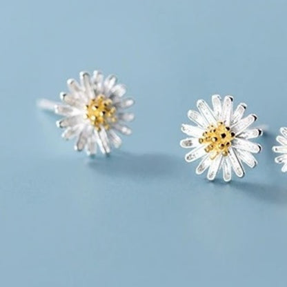 Daisy-Flower-Sterling-Silver-Stud-Earrings- (7)