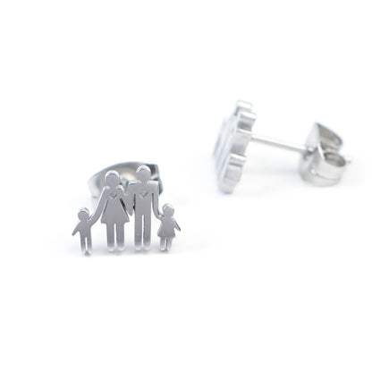 Family-Shaped-Stainless-Steel-Stud-Earrings- (2)