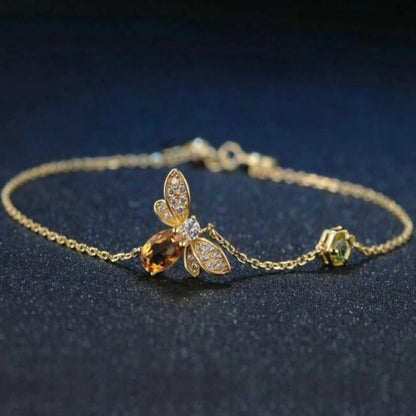 Golden-Bee-Sterling-Silver-Charm-Bracelet- (7)