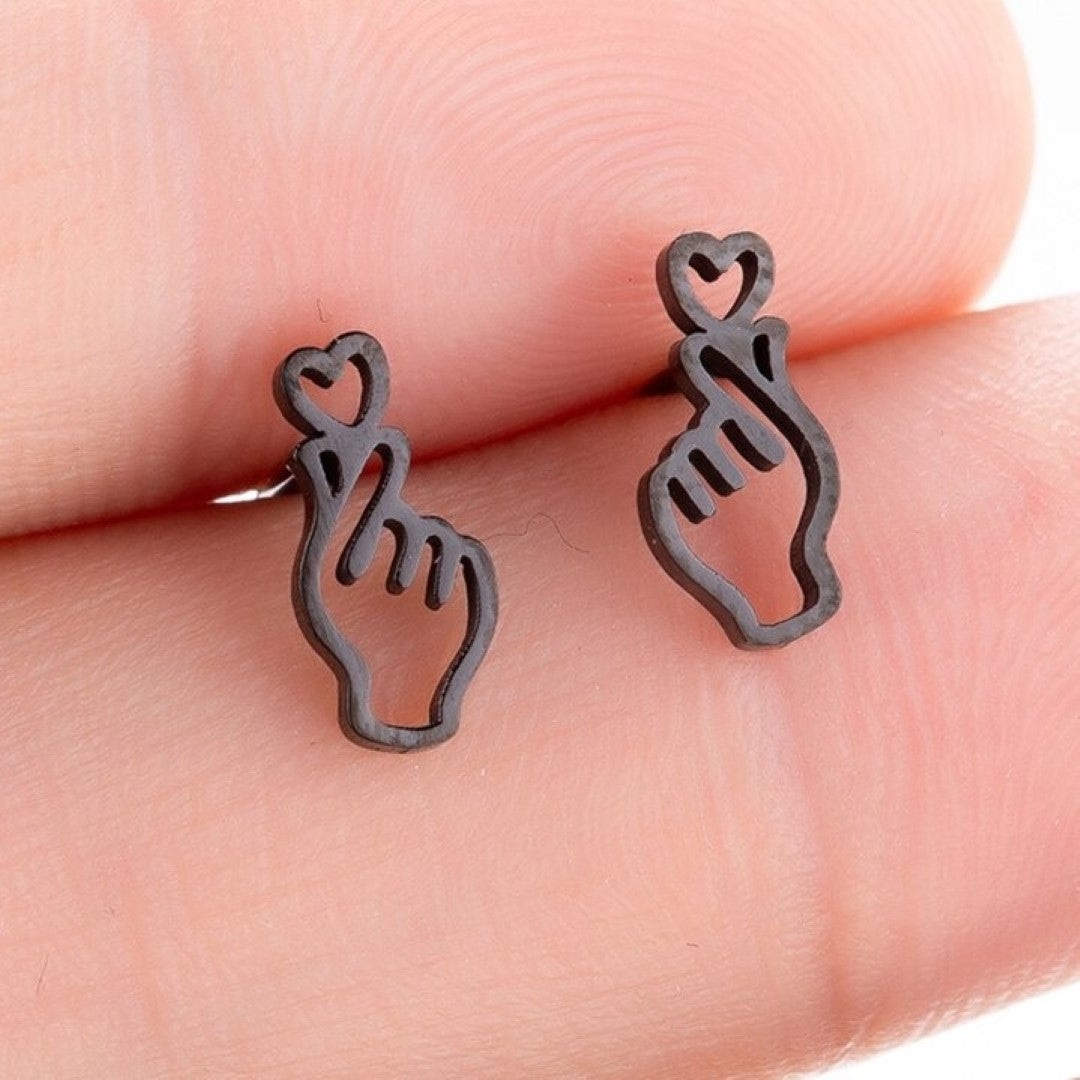 Heart-And-Hand-Stainless-Steel-Stud-Earrings- (11)