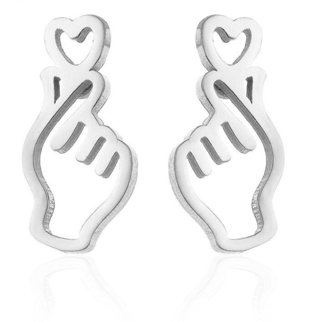 Heart-And-Hand-Stainless-Steel-Stud-Earrings- (16)