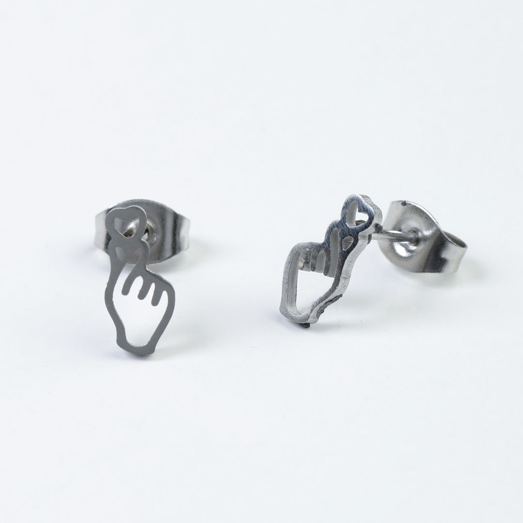 Heart-And-Hand-Stainless-Steel-Stud-Earrings- (2)