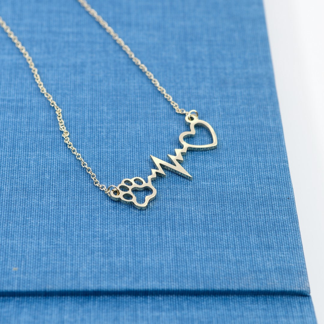 Heart-And-Paw-Stainless-Steel-Matinee-Necklace- (6)