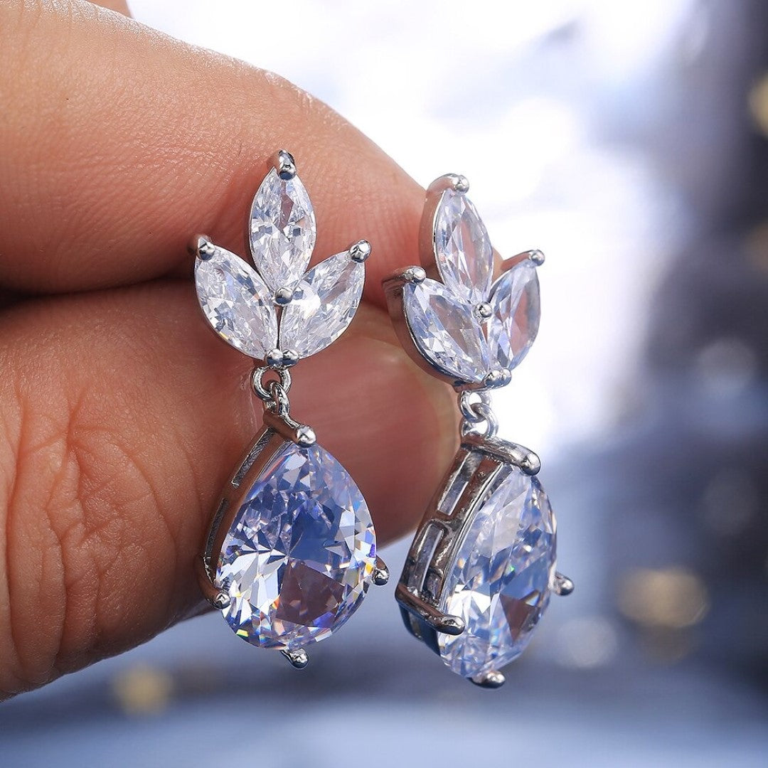 Leaf-And-Gem-Cubic-Zirconia-Teardrop-Earrings- (10)