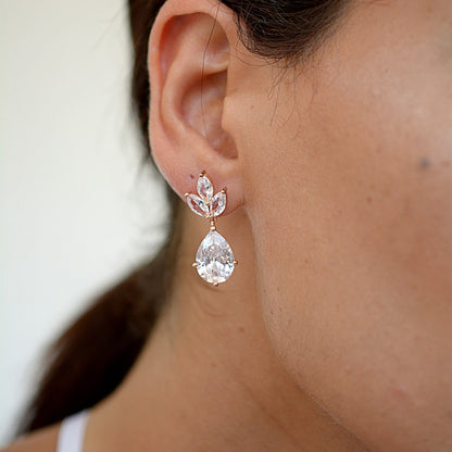 Leaf-And-Gem-Cubic-Zirconia-Teardrop-Earrings- (7)