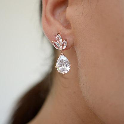 Leaf-And-Gem-Cubic-Zirconia-Teardrop-Earrings- (8)