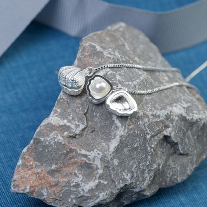 Oyster-Shaped-Sterling-Silver-Threader-Earrings- (7)