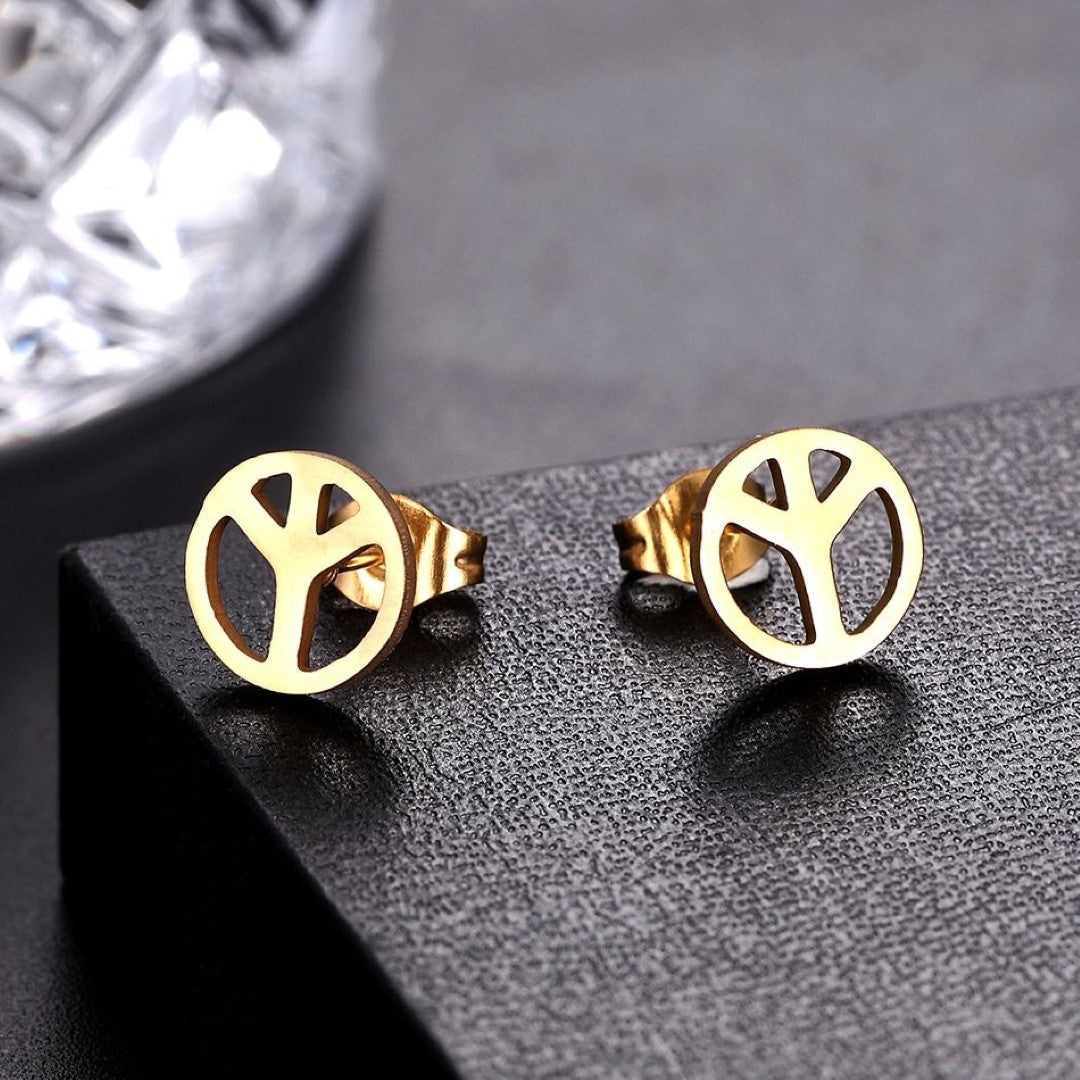 Peace-Sign-Stainless-Steel-Stud-Earrings- (6)