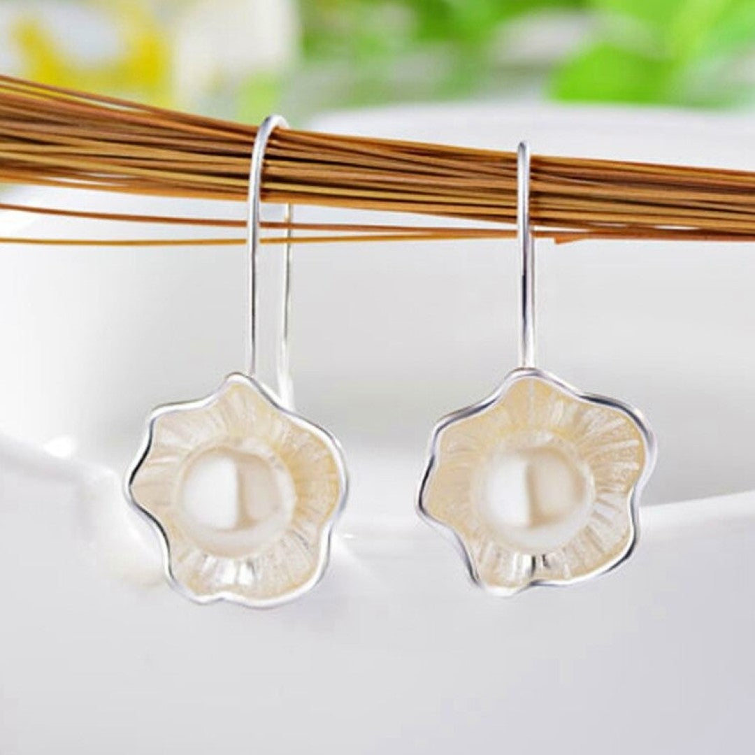 Pearl-And-Flower-Sterling-Silver-Drop-Earrings- (4)