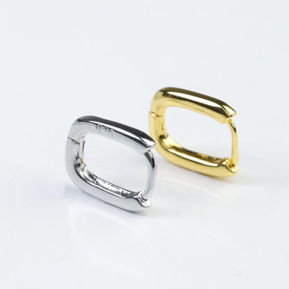 Rectangular-Shaped-Sterling-Silver-Hoop-Earrings- (1)