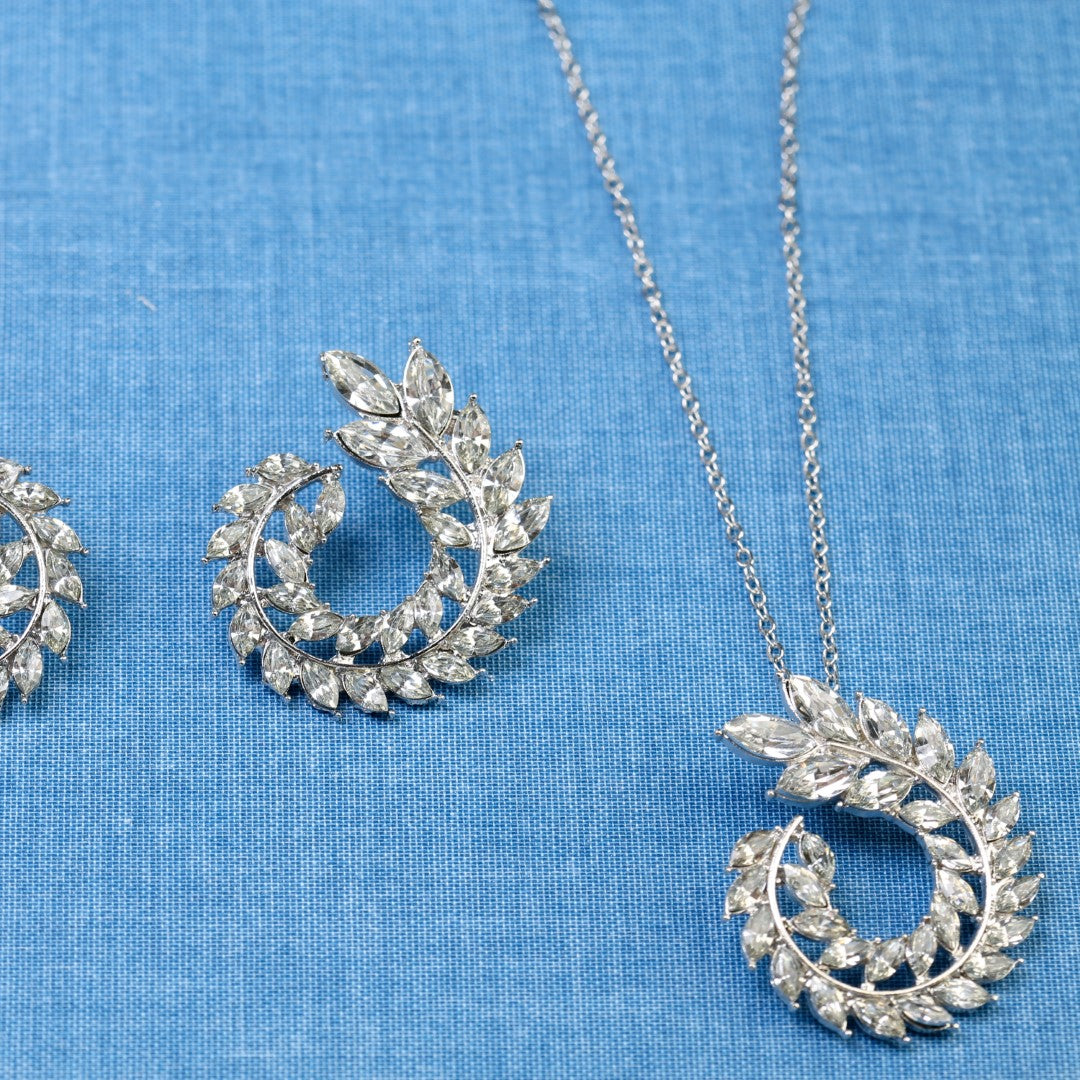 Shiny-Leaf-Cubic-Zirconia-Jewelry-Set- (2)