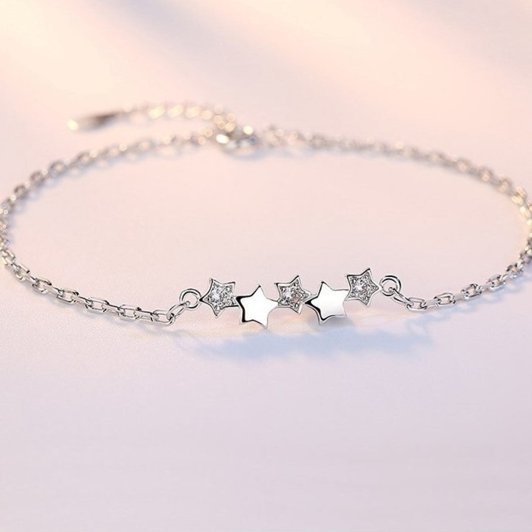 Small-Stars-Sterling-Silver-Charm-Bracelet- (4)