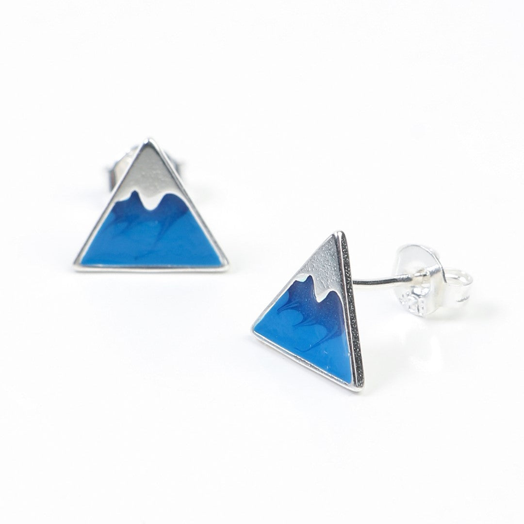 Snowy-Mountain-Shaped-Sterling-Silver-Stud-Earrings- (1)