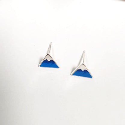 Snowy-Mountain-Shaped-Sterling-Silver-Stud-Earrings- (2)