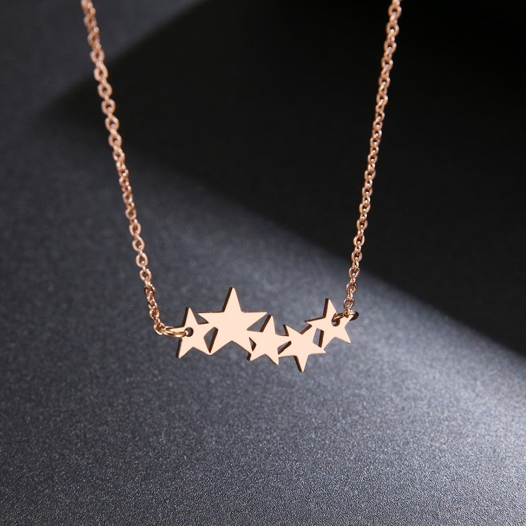 Stars-Stainless-Steel-Princess-Necklace- (10)