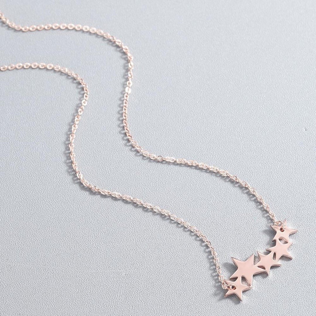 Stars-Stainless-Steel-Princess-Necklace- (8)