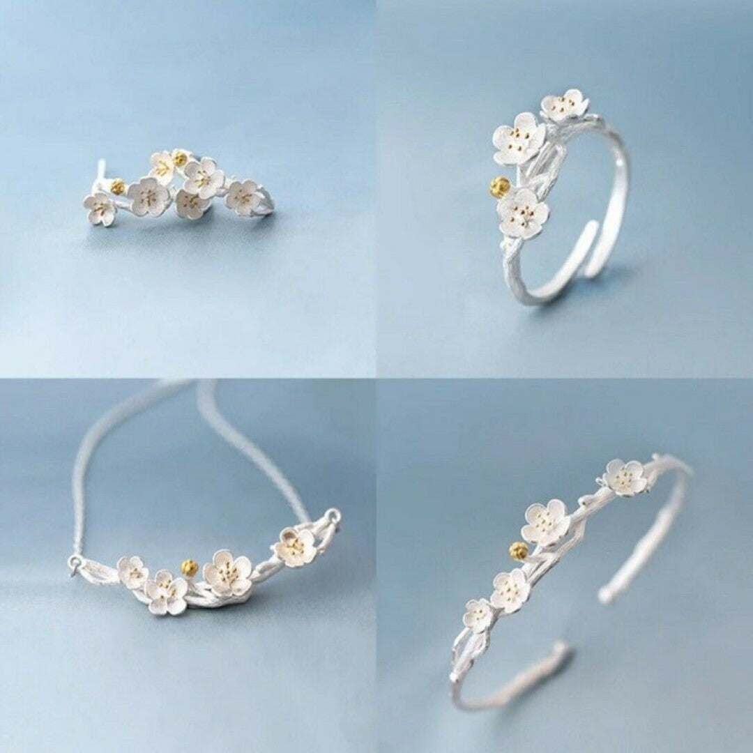 Tiny-Daisy-Flower-Shaped-Sterling-Silver-Jewelry-Set- (2)