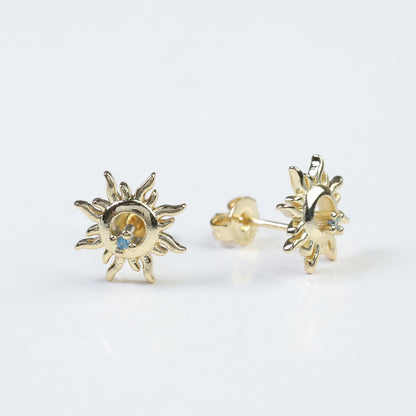 Tiny-Sun-Sterling-Silver-Stud-Earrings- (2)