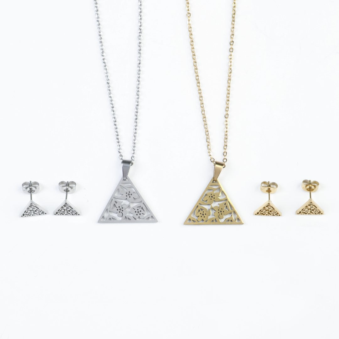 Triangle-Shaped-Stainless-Steel-Jewelry-Set- (1)