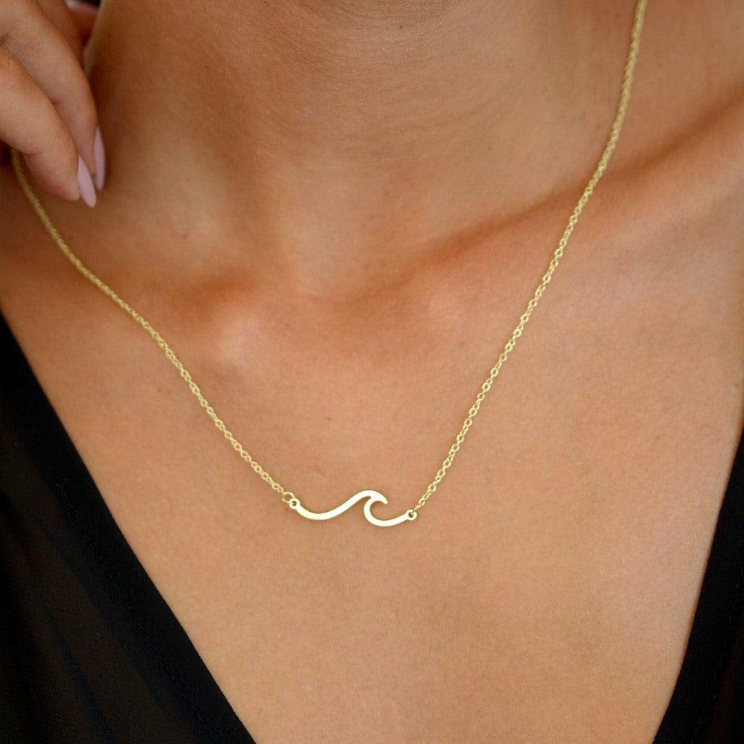 Wave-Stainless-Steel-Matinee-Necklace- (17)