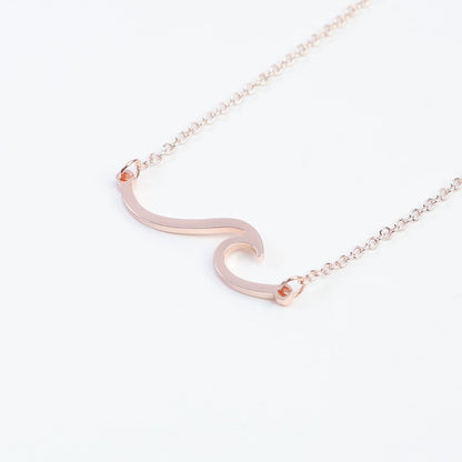 Wave-Stainless-Steel-Matinee-Necklace- (2)