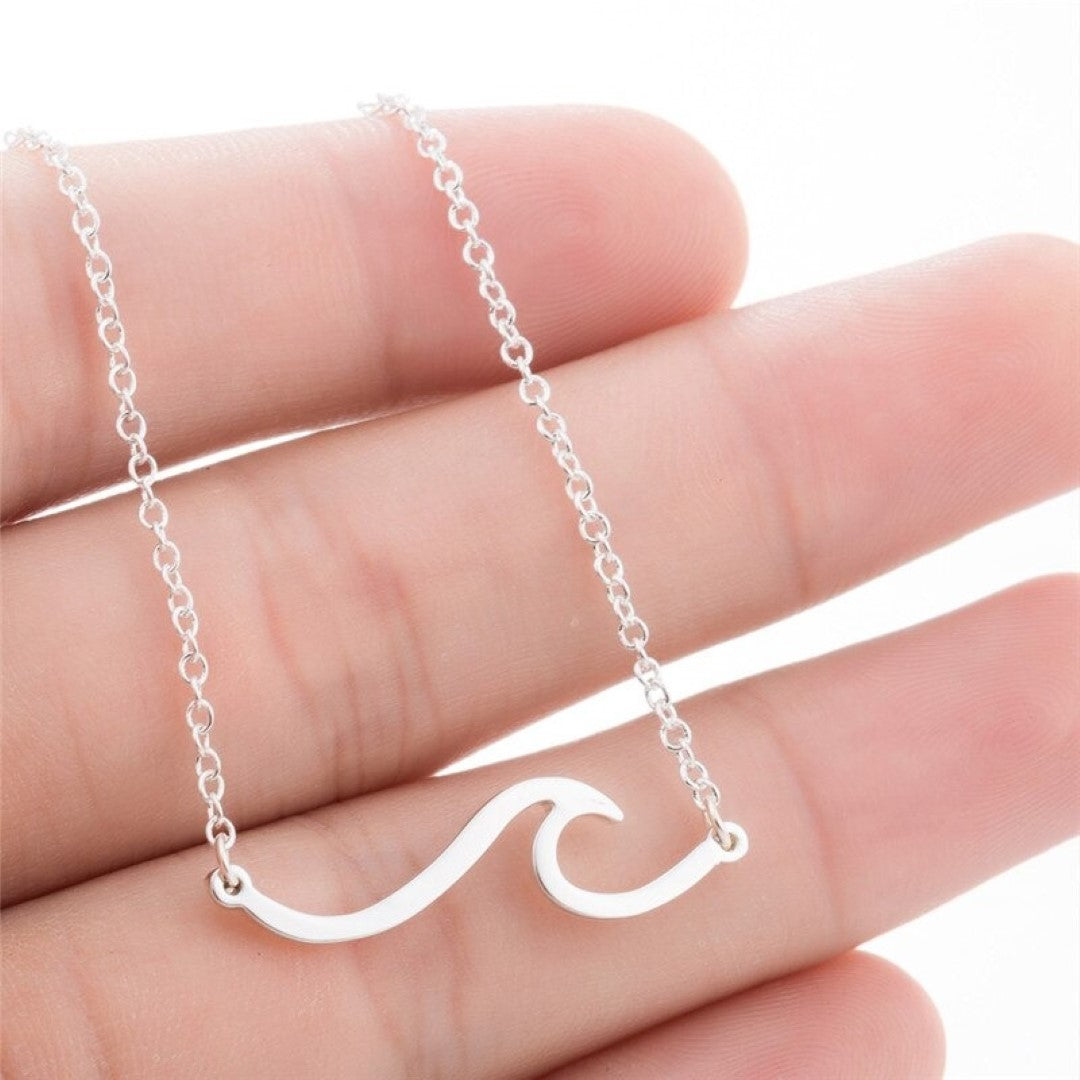 Wave-Stainless-Steel-Matinee-Necklace- (23)