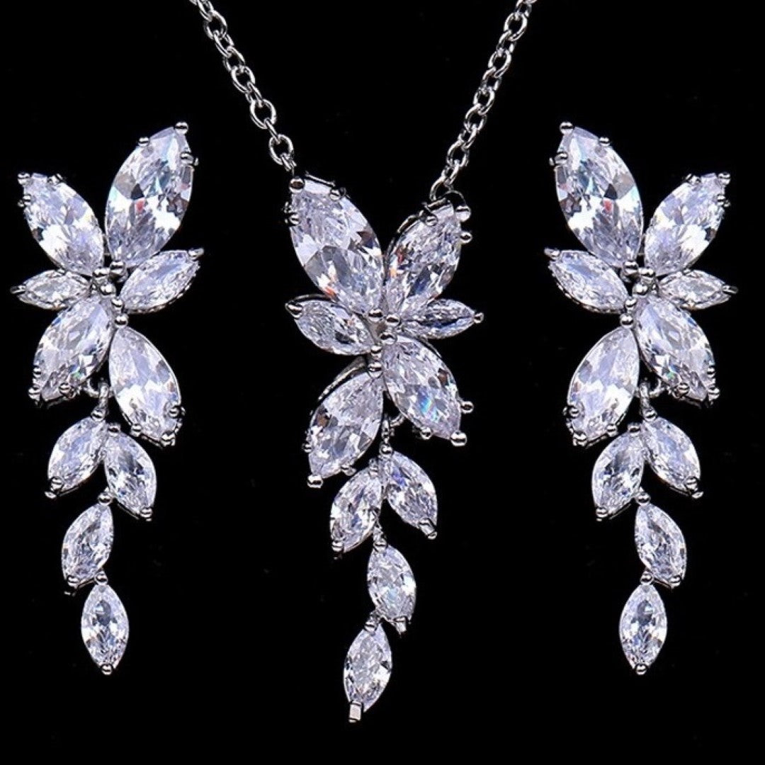 Wedding-Leaf-Shaped-Cubic-Zirconia-Drop-Earrings- (10)