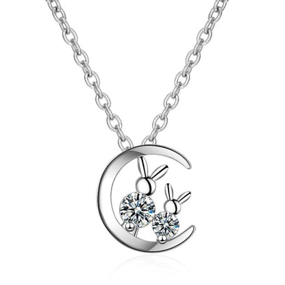 Zirconia-Bunny-Sterling-Silver-Princess-Necklace- (1)