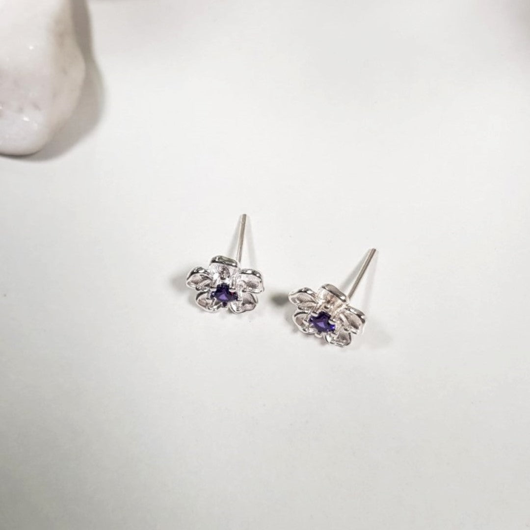 Zirconia-Flower-Shaped-Sterling-Silver-Stud-Earrings- (5)