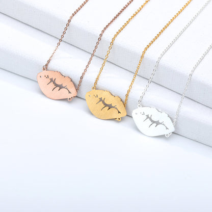 Flaming Lips Women's Necklace in Gold, Silver & Rose Gold