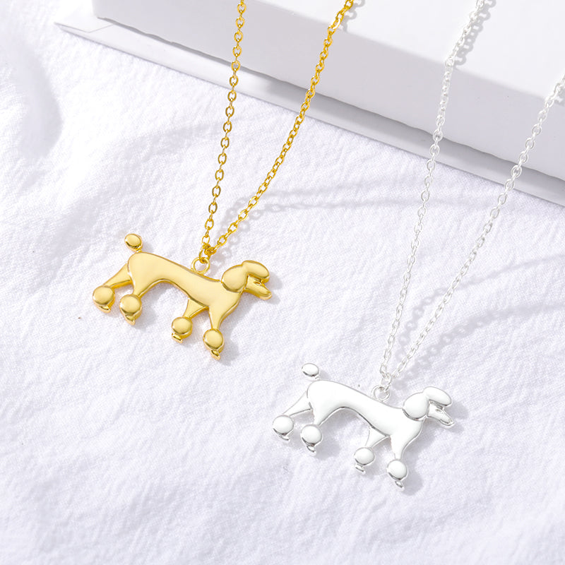 The Proud Poodle Women's Necklace in Gold & Silver